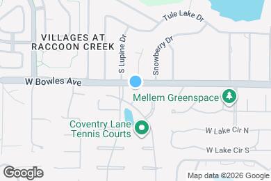 Map image of the property - 5927 S Yates Ct