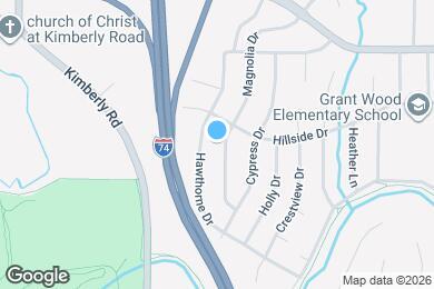 Map image of the property - 2722 Magnolia Dr