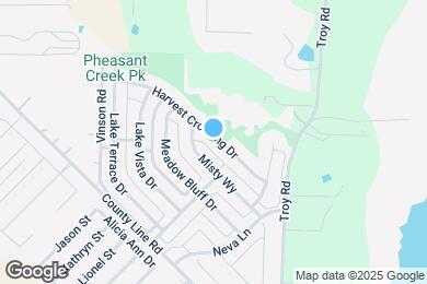 Map image of the property - 1706 Harvest Crossing Dr