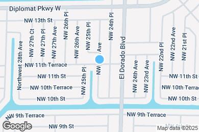 Map image of the property - 1111 NW 25th Ave