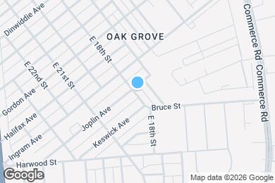 Map image of the property - 1402 E 18th St