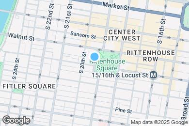 Map image of the property - 210 W Rittenhouse Square