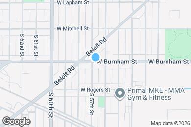 Map image of the property - 5627 W Burnham St