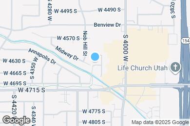 Map image of the property - 4112 W 4645 S