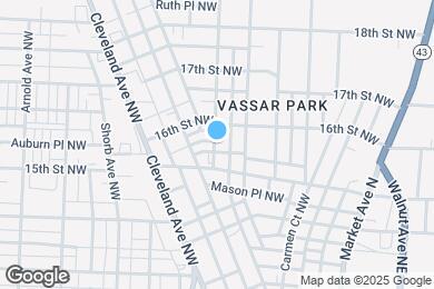 Map image of the property - 1520 Frazer Ave NW