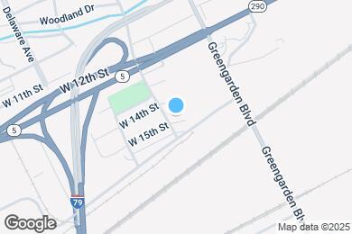 Map image of the property - 1682 W 15th St