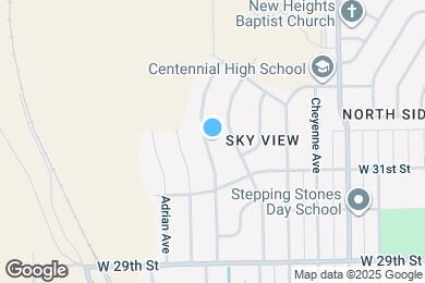 Map image of the property - 3116 Skyview Ave