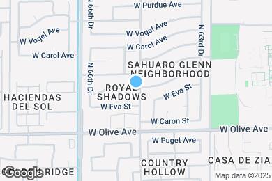 Map image of the property - 9122 N 65th Ave