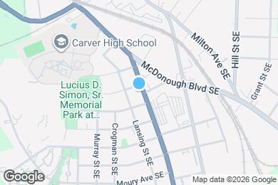 Map image of the property - 1363 Jonesboro Rd SE