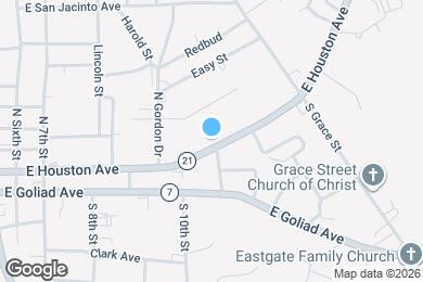 Map image of the property - 924 E Houston Ave