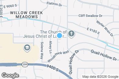 Map image of the property - 9261 S Shad Ln