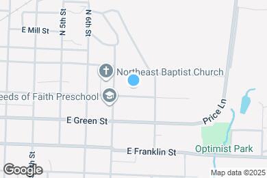 Map image of the property - 713 E Lincoln St