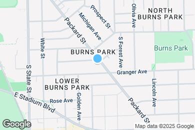 Map image of the property - 1306 Packard St