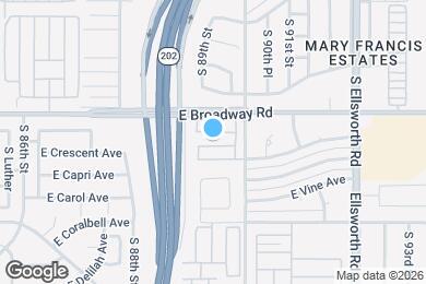 Map image of the property - 8930 E Capri Ave