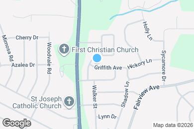 Map image of the property - 103 Griffith Ave