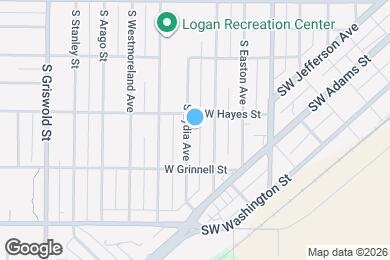 Map image of the property - 1610 S Lydia Ave