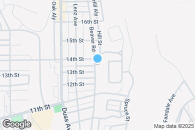 Map image of the property - 1316 Beaver Rd