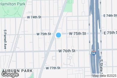 Map image of the property - 7519 S Yale Ave