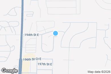 Map image of the property - 19413 105th Ave Ct E