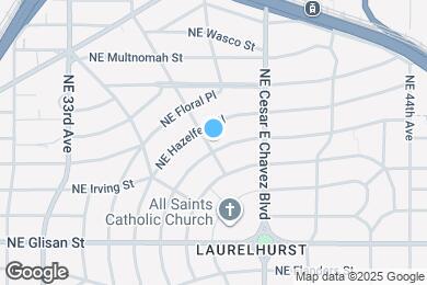 Map image of the property - 803 NE Laurelhurst Pl