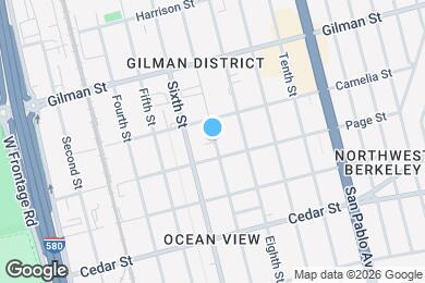 Map image of the property - 1428 7th St