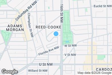 Map image of the property - 1612 Belmont St NW