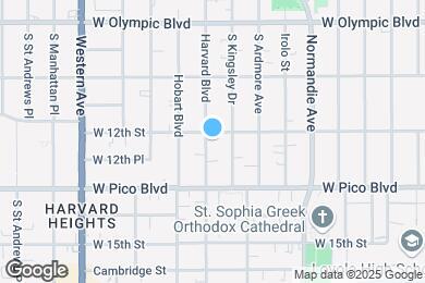 Map image of the property - 1206 S Harvard Blvd