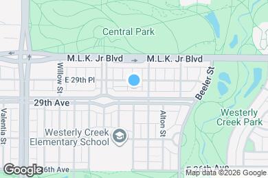 Map image of the property - 8964 E 29th Pl
