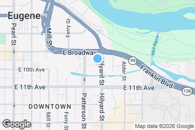 Map image of the property - Hilyard Townhomes