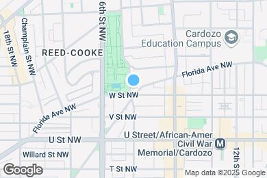 Map image of the property - 2201 15th St NW