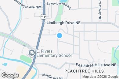 Map image of the property - 2417 Glenwood Dr NE
