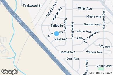 Map image of the property - 1208 Yale Ave