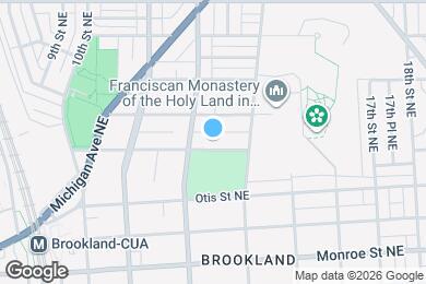 Map image of the property - 1318 Perry St NE