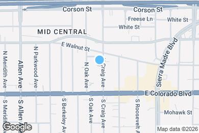 Map image of the property - 97 N Craig Ave