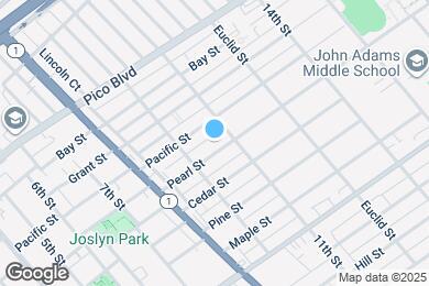 Map image of the property - 1033 Pearl St