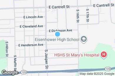 Map image of the property - 1286 E Vanderhoof St