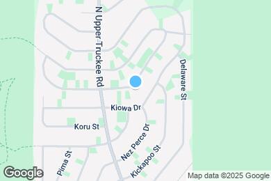 Map image of the property - 710 Tehama Dr