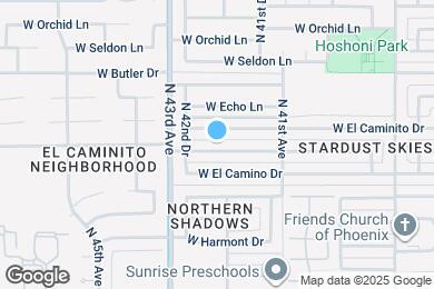 Map image of the property - 4214 W Las Palmaritas Dr