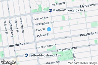 Map image of the property - Bedford-Stuyvesant / 2-Bed 1-Bath / Private Outdoor Space