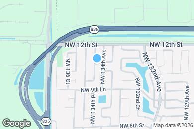 Map image of the property - 1093 NW 134th Pl