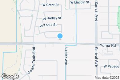 Map image of the property - 16527 W Maricopa St