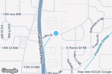 Map image of the property - 241 Lake Dr NE