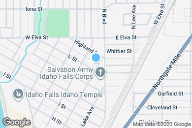 Map image of the property - 1549 Idaho Ave