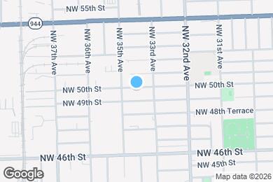 Map image of the property - 3354 NW 50th St