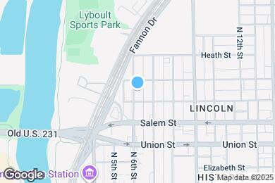 Map image of the property - 1015 N 6th St