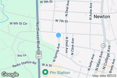 Map image of the property - 508 N Spring Ave