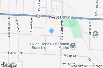 Map image of the property - 1322 W 24th St S