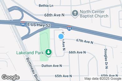 Map image of the property - 6633 Idaho Ave N