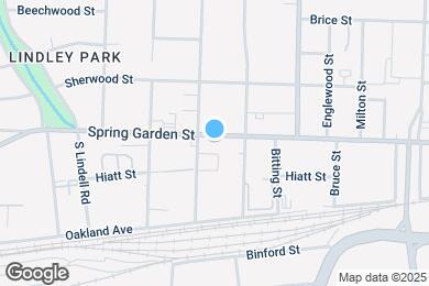 Map image of the property - 2325 Spring Garden St