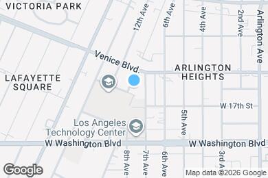 Map image of the property - 1638 S Norton Ave